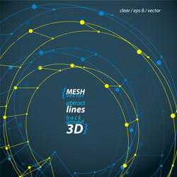 Dynamic Update Mesh Icon - Isolated vector image