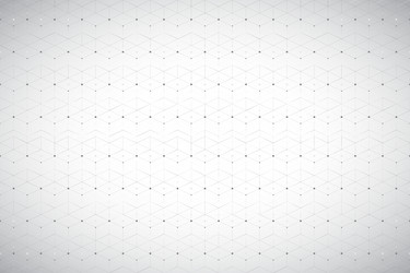 geometric pattern with connected line and dots vector image