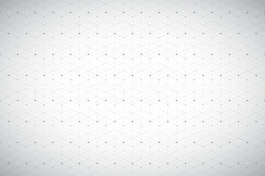 Geometric pattern with connected line and dots vector