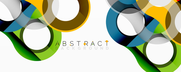 modern abstract design features overlapping vector image