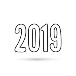 creative happy new year Vector Image