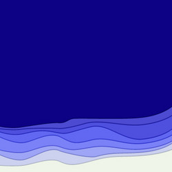 abstract background the form of waves with shadow vector image