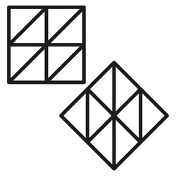 geometric shape patterns abstract line art vector image