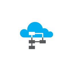 big data analitics icon on background for graphic vector image