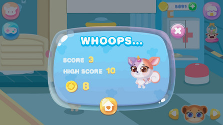 Game UI Pop-Up Icons - Level Buttons vector image