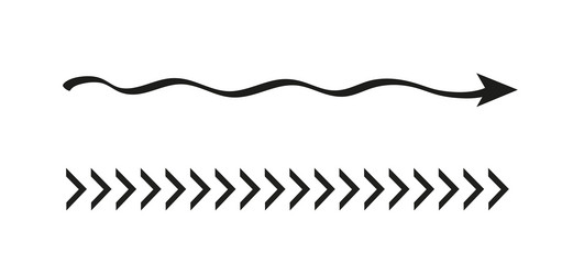 set of arrows pack pointers minimalist vector image