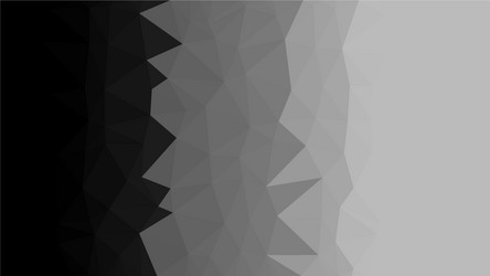 Black triangular low poly mosaic abstract pattern vector