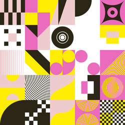 digital design abstract pattern vector image