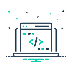 coding vector image