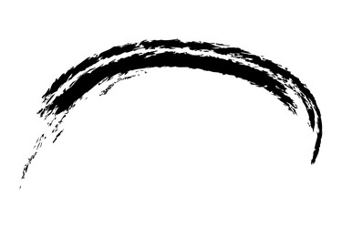 frame from crayon effect oval shape simple hand vector image