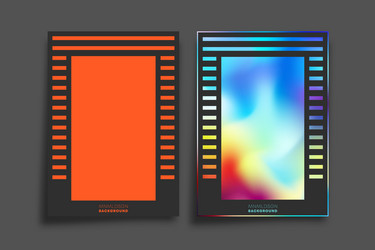 Gradient and minimal line design for background vector