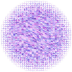 abstract geometric circle element structure made vector image