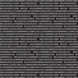 Binary Code Raster Background vector image