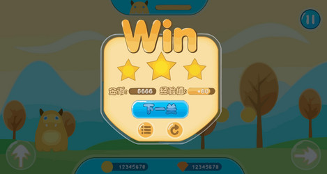 complete set of level button game ui pop-up icon vector image