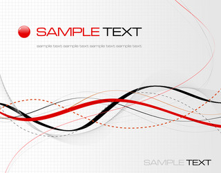 Dynamic Abstract Wave Pattern vector image