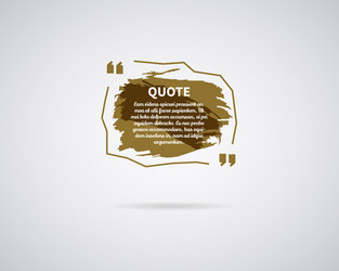 Watercolor ink splash quote blank template vector