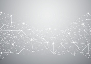 abstract computer generated on white background vector image