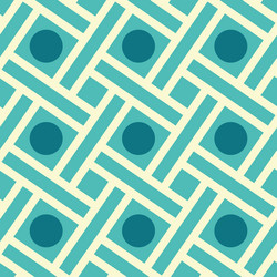 geometric pattern with dots seamless repeat vector image