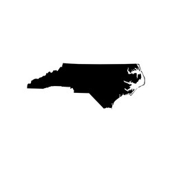 map of the us state virginia Vector Image