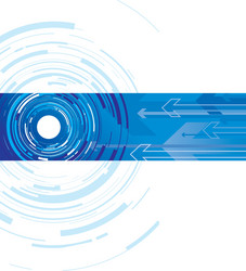 Abstract Circular Arrow Pattern vector image
