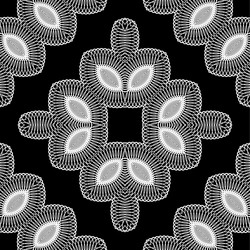 Design seamless decorative lacy pattern Royalty Free Vector
