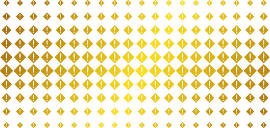 problem gold halftone array vector image