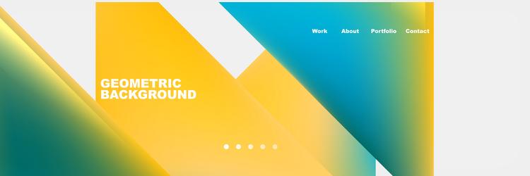 triangle minimal web site page background design vector image