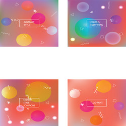 modern concept in color pattern vector image