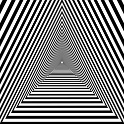 Triangular Optical Tunnel vector image
