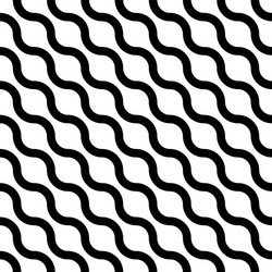 wavy seamless striped diagonal pattern vector