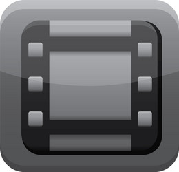 tape record app button menu isolated icon vector image