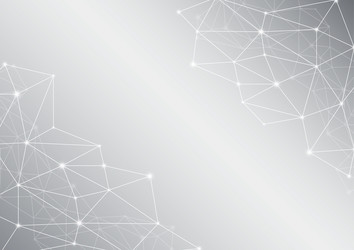abstract computer generated on white background vector image