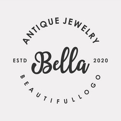 premium feminine logo with style Vector Image