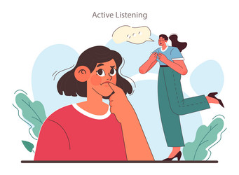 soft skill development character with active vector image
