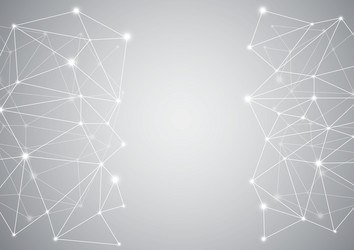 abstract computer generated on white background vector image