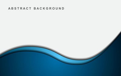 background of curves overlapping paper layers vector image