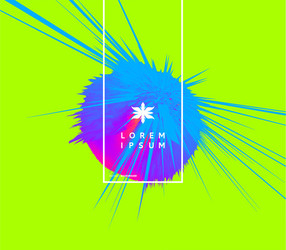 background with exploding rays dynamic effect vector image