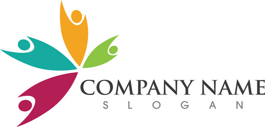 community network and social icon design template vector image
