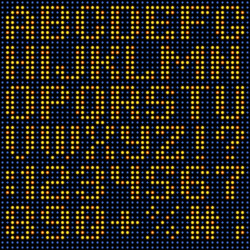 Neon Number Display vector image
