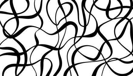abstract art pattern background curved lines vector image