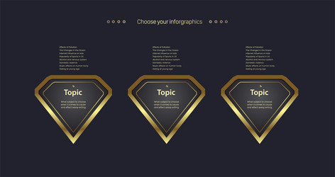 diamond shapes objects in flowchart design vector image
