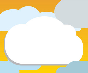 flat design empty esp template vector image
