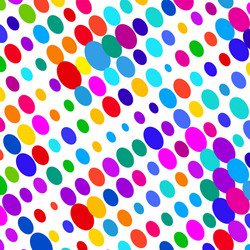 multicolored ovals vector image