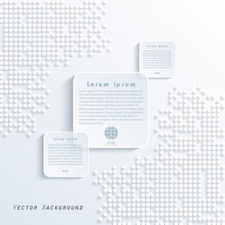 Abstract Geometric Cube Background vector image