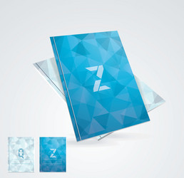 Brochure cover design template vector