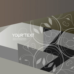 abstract triangle pattern design vector image
