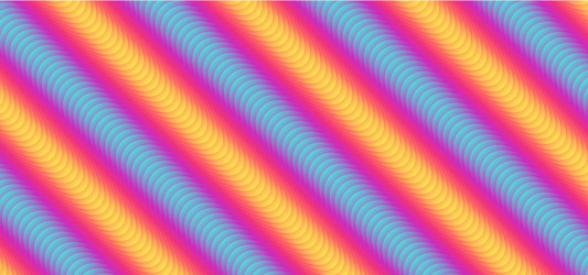 line zigzag rainbow colorful pattern flow design vector image
