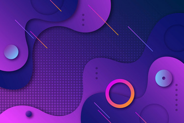 gradient dynamic wavy background design vector image