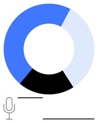 voice interaction with data visualization using vector image