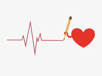 cardiogram icon vector